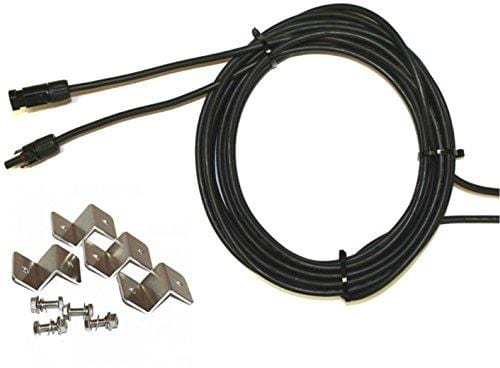 WindyNation 100 Watt Solar Panel Kit + 1500W VertaMax Power Inverter + 100ah AGM Deep Cycle Battery for RV, Boat, Off-Grid 12 Volt