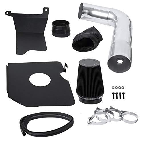 Carpartsinnovate For 04-05 Chevy Silverado GMC Sierra V8 Diesel Cold Air Intake System+Heat Shield