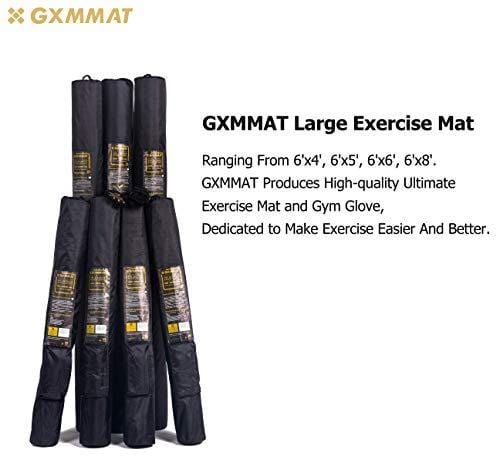 Gxmmat Large Yoga Mat 72"x 48"(6'x4') x 7mm for Pilates Stretching Home Gym Workout, Extra Thick Non Slip Anti-Tear Exercise Mat