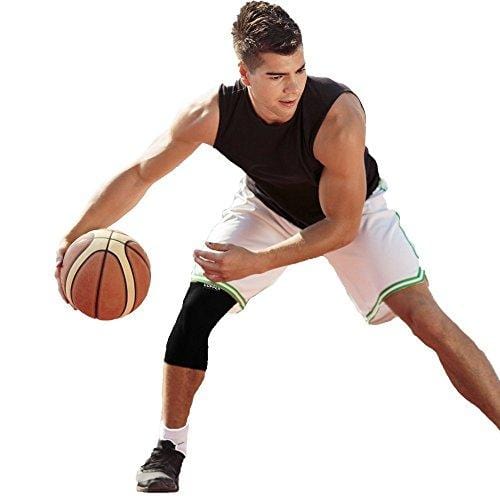 Copper Recovery Knee Sleeve/Knee Brace - #1 Premium FIT Copper Knee Compression Sleeve - 100% Guaranteed Support Wrap/Sleeve/Stabilizer for Women and Men - 1 Sleeve (Large - Single)