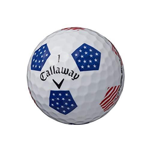 Callaway Golf One Dozen Chrome Soft X 18 Stars & Stripes Truvis Golf Ball [product _type] Callaway - Ultra Pickleball - The Pickleball Paddle MegaStore