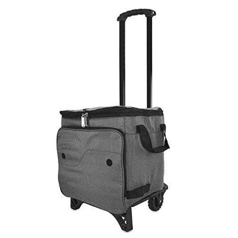 DALIX Rolling Cooler Thermal Insulated Trolley Bag Sports Leak Proof in Gray [product _type] DALIX - Ultra Pickleball - The Pickleball Paddle MegaStore
