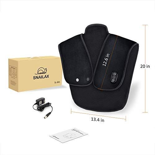 Heating Pad for Neck and Shoulders - Heat Wrap with Adjustable Heated Levels & Vibration Massage for Neck and Shoulder Back Pain Relief, Heating Pad with Auto Shut Off AL661