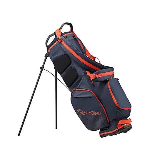 TaylorMade 2019 LiteTech 3.0 Stand Golf Bag, Navy/Blood Orange