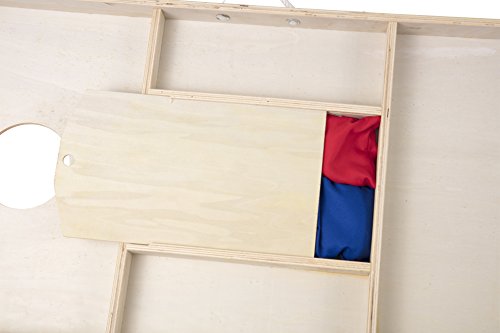 Triumph All-Wood Recreation 2x3 Cornhole Set - Includes 2 Boards, 8 All-Weather Cornhole Bags