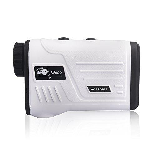 Golf Rangefinder, Laser Range Finder with Slope, Golf Trajectory Mode, Flag-Lock and Distance/Speed/Angle Measurement - Golf Scope (White)