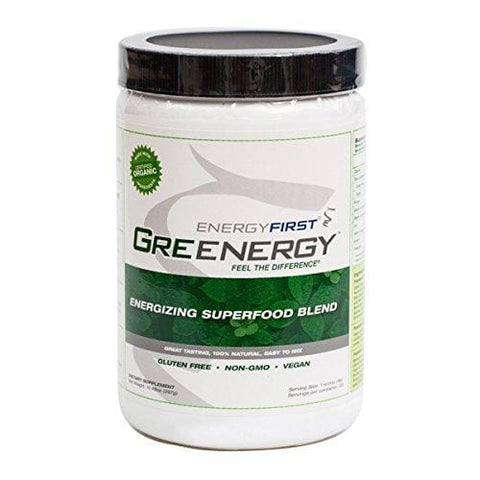 Greenergy Premium Green Drink Powder | Made with Certified Organic Ingredients | Non-GMO Green Superfood for Performance, Wellness & Immunity | Gluten Free | Sugar Free -10.47 Oz Jar by EnergyFirst