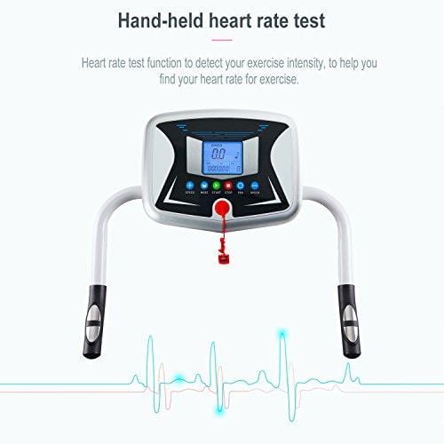 Miageek Folding Electric Support Motorized Power Fitness Jogging Walking Running Machine Equipment Treadmills for Home Indoor Gym[US Stock]