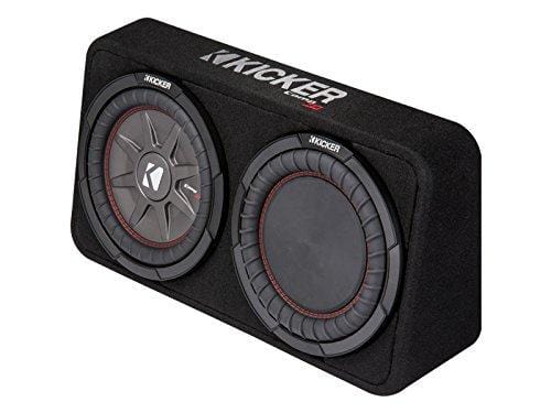Kicker 43TCWRT102 CompRT 10" 2-Ohm Subwoofer in Thin Profile Enclosure