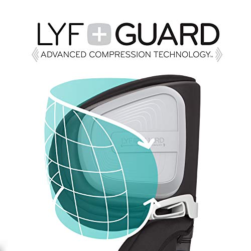 Evenflo Spectrum Belt-Positioning Booster Seat, 2-in-1 Booster Seat, Ergonomic Seat Base, Advanced Compression Technology, High-Back Booster, No-Back Booster, Two Cup Holders, Sunrise Pink