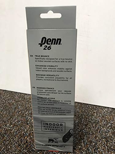 Penn Indoor 12 Pickleball Ball - 3 Ball Sleeve