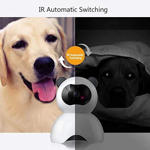 LEMFO Dog Camera, 1080P Full HD Pet Camera, Pet Cameras That Connect with iPhone Android Dog Camera with Phone App WiFi IP Camera with Two Way Audio, Night Vision, Motion Detection Alert