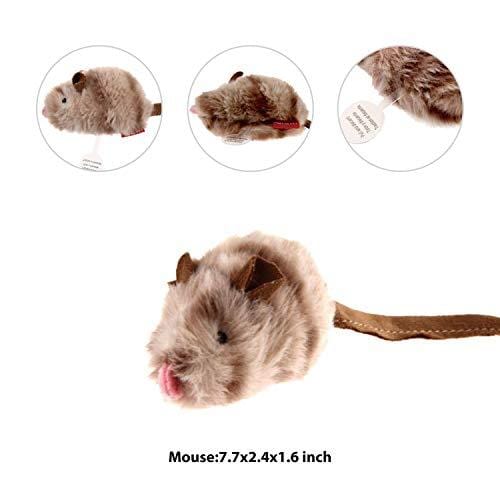 Gigwi Chirpy Cat Mouse Toy Squeak- Cat Toys Interactive Squeaking Mouse Cat Toy Melody Chaser Play N Squeak Kitten Toy, Mouse Sound Cat Toy for Boredom - Ultra Pickleball