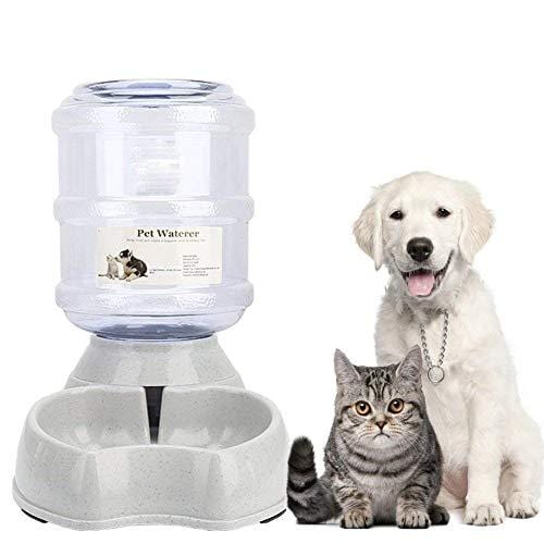 meleg otthon Automatic Pet Waterer,Pet Water Dispenser,Replenish Pet Waterer,Pet Water Dispenser Station,Automatic Gravity Water Drinking Fountain Bottle Bowl Dish Stand 1 Gal(3.8L)