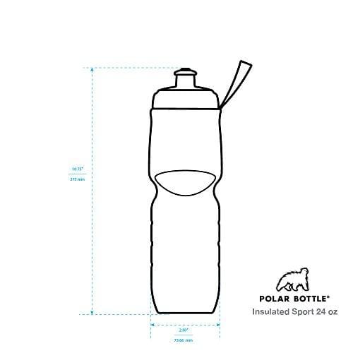 Polar Bottle Insulated Water Bottle (24-Ounce) (Blue)