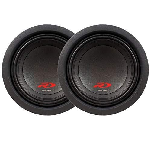 Alpine SWR-8D2 8" Subwoofer Bundle