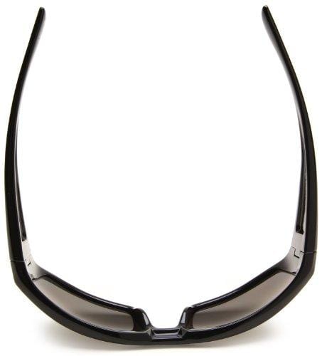 Spy Optic Unisex Dirk Polarized Shiny Black/Grey Polarized Lens