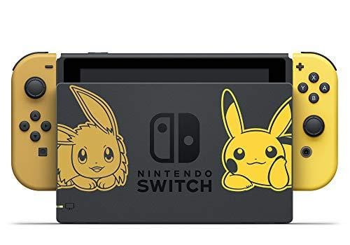 Nintendo Switch Console Bundle- Pikachu & Eevee Edition with Pokemon: Let's Go, Pikachu! + Poke Ball Plus