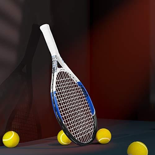 Fostoy Junior Tennis Racket, Tennis Racquet Kids Racket with Storage Bag Perfect for Boys&Girls Sports Training(19.7in) (red)