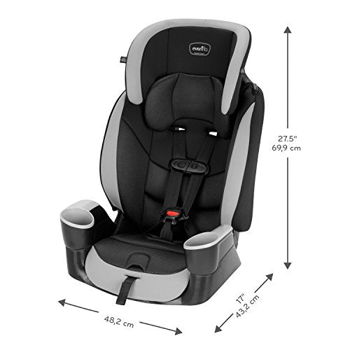 Evenflo Maestro Sport Harness Booster Car Seat, Granite