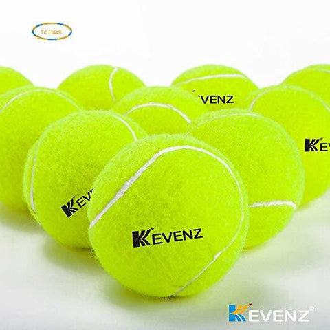 KEVENZ 12-Pack Green Advanced Training Tennis Balls,Practice Ball (Interlocked Wool Fiber) [product _type] KEVENZ - Ultra Pickleball - The Pickleball Paddle MegaStore