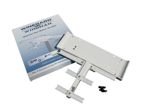 Winegard RV-WING Wingman UHF RV TV Antenna Booster for the Winegard Sensar Batwing (Digital RV TV Antenna, Easy Installation, Increases Digital UHF TV Reception) - White