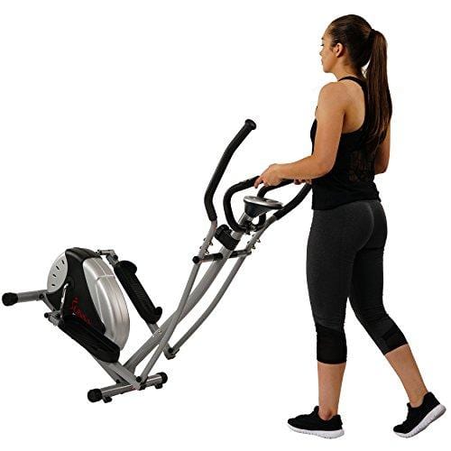 Magnetic Elliptical Machine Trainer by Sunny Health & Fitness - SF-E905