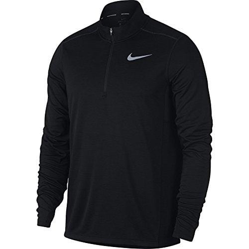 NIKE Men's Pacer Half-Zip Top, Black, X-Large