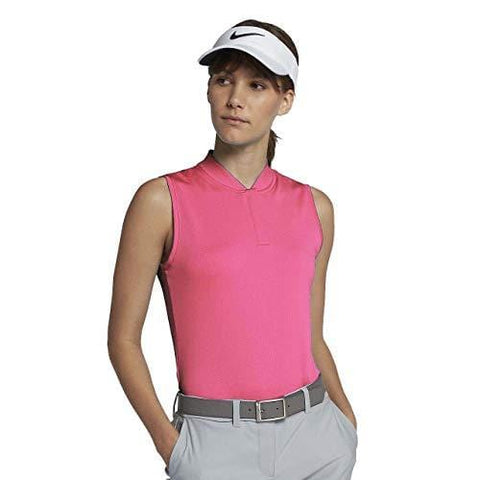 Nike Womens Fitness Active Polo Pink XS