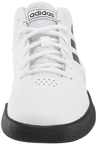 adidas Unisex OwnTheGame Wide Basketball Shoe, Black/White, 4.5 W US Big Kid