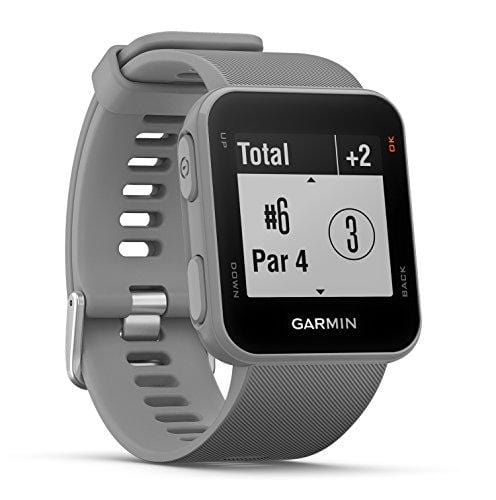 Garmin Approach S10 (Powder Gray) Golf GPS Watch Power Bundle | Includes HD Screen Protectors & PlayBetter Portable Charger | 40,000 Pre-Loaded Worldwide Courses, Simple Golf GPS Watch