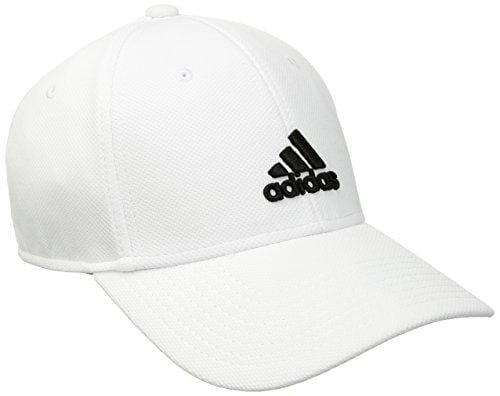 adidas Men's Rucker Stretch Fit Cap, White/Black, Large/X-Large