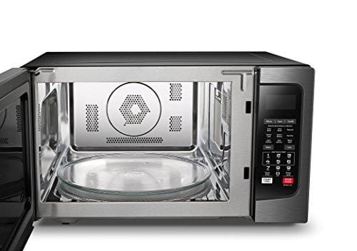Toshiba EC042A5C-BS Microwave Oven with Convection Function Smart Sensor and LED Lighting, 1.5 Cu.ft, Black Stainless