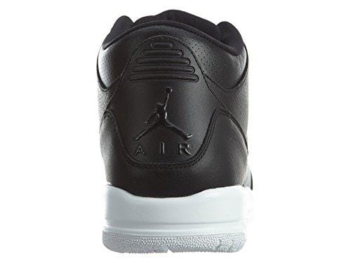 Nike Air Jordan 3 Retro Bg Boys Basketball Shoes (6.5Y, Black/Black/White)
