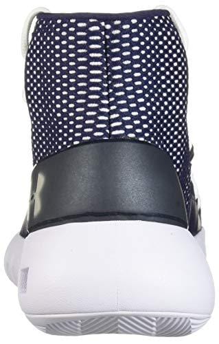 Under Armour Men's Drive 5 Basketball Shoe, Midnight Navy (401)/White, 8