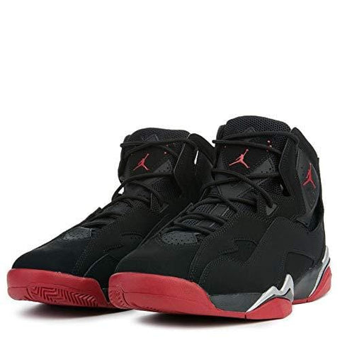 Jordan Mens True Flight Hight Top Lace Up Basketball Shoes, Black, Size 10.5