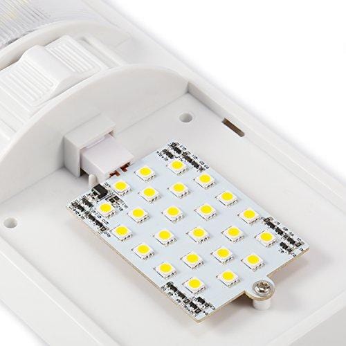 Kohree 12V Led RV Ceiling Dome Light RV Interior Lighting for Trailer Camper with Switch, Natural White 4000-4500K 600 Lumens (Pack of 5)