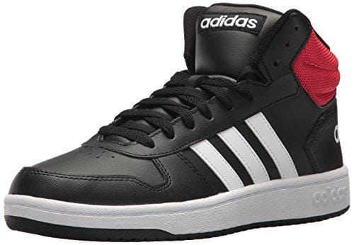 adidas Men's VS Hoops Mid 2.0, Core Black/White/Scarlet, 10.5 M US