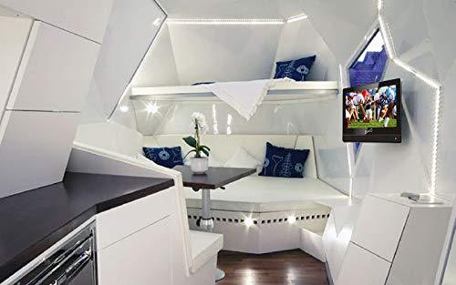 SuperSonic 1080p 13.3-Inch LED Widescreen HDTV with HDMI Input, AC/DC Compatible for RVs and Built-in DVD Player