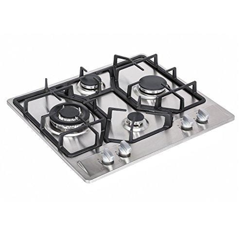 Empava 24" Stainless 4 Italy Sabaf Burners Stove Top Gas Cooktop EMPV-24GC4B67A