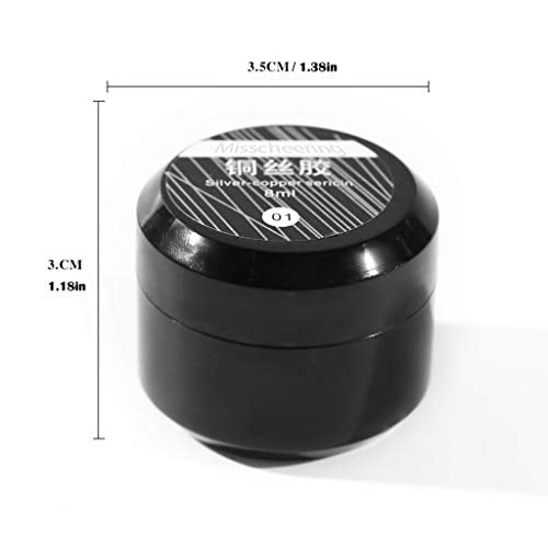 gofh 6-Color Nail Spider Gel Set Matrix Gel Paint Design Nail Wire Drawing Nail Gel for Line for UV Gel Nails/Acrylic Nails/False Nails/Natural Nails/Paper/Cellphone Case/etc.