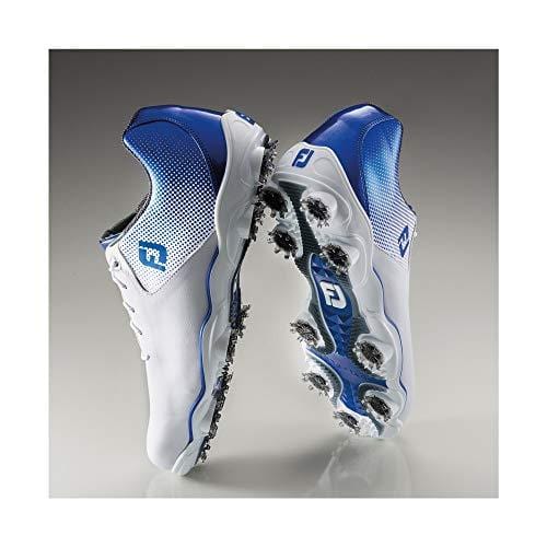 FootJoy Men's D.N.A. Helix-Previous Season Style Golf Shoes White 13 M Electric Blue, US [product _type] FootJoy - Ultra Pickleball - The Pickleball Paddle MegaStore