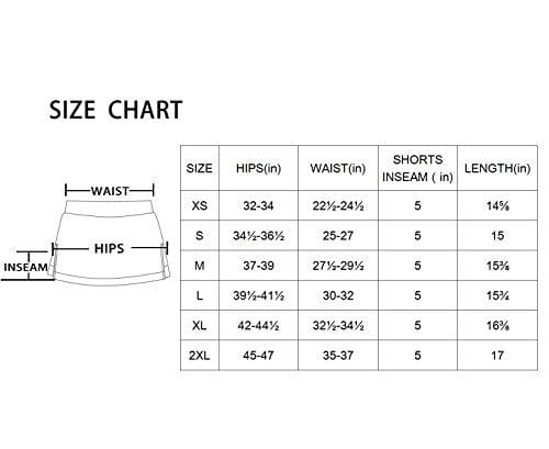 Baleaf Women's Active Athletic Skort Lightweight Skirt with Pockets for Running Tennis Golf Workout Deep Pink Size XS