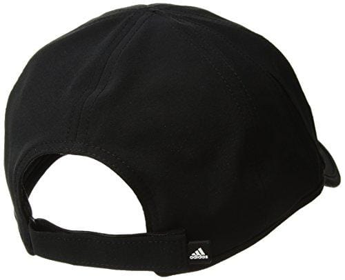 adidas Men's Superlite Relaxed Adjustable Performance Cap, Black/White, One Size [product _type] adidas - Ultra Pickleball - The Pickleball Paddle MegaStore
