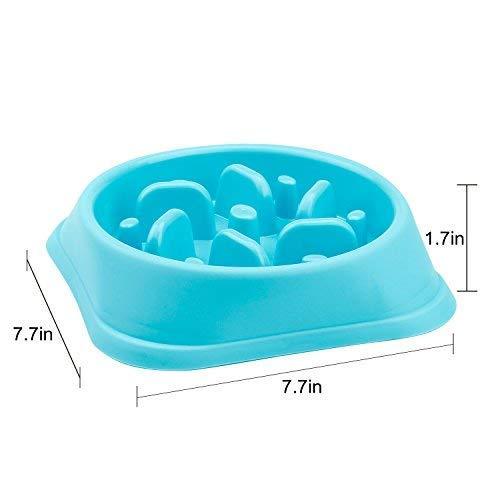 JASGOOD Dog Feeder Slow Eating Pet Bowl Eco-Friendly Durable Non-Toxic Preventing Choking Healthy Design Bowl for Dog Pet Stop Bloat Bowl