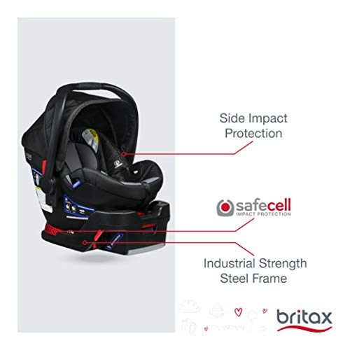 Britax B-Safe 35 Infant Car Seat - 1 Layer Impact Protection, Ashton