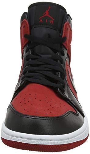 NIKE Jordan Men's Air Retro 1 Basketball Shoe, Gym Red/Black-White (610), 13