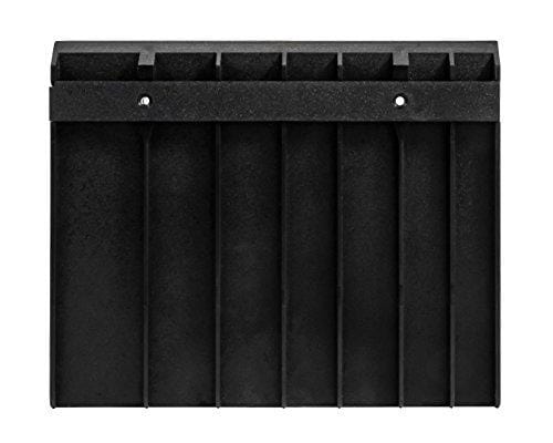 Camco Knife Safe - Securely Mounts on Wood or Metal Surfaces, Holds 7 Cooking and Carving Knives, Organize and Store Knives While Creating Space - (9" x 11") Black (43584)