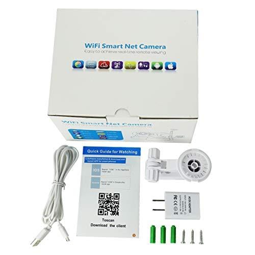 Video Baby Monitor with Camera and Audio,1080P Wifi Indoor Home Security Surveillance IP Cameras for Home Pet Dog Camera with Night Vision&2 Way Audio--(Youtube Set up Video)