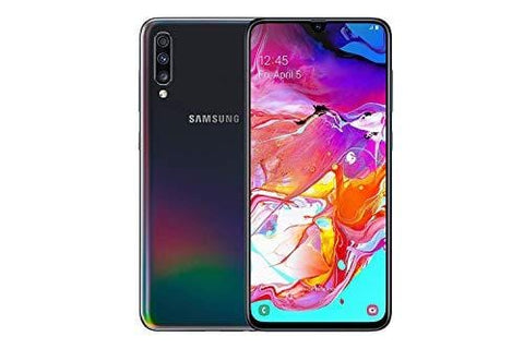 Samsung Galaxy A70 128GB/6GB SM-A705F/DS 6.7" HD+ Infinity-U 4G/LTE Factory Unlocked Smartphone (International Version) (Black)
